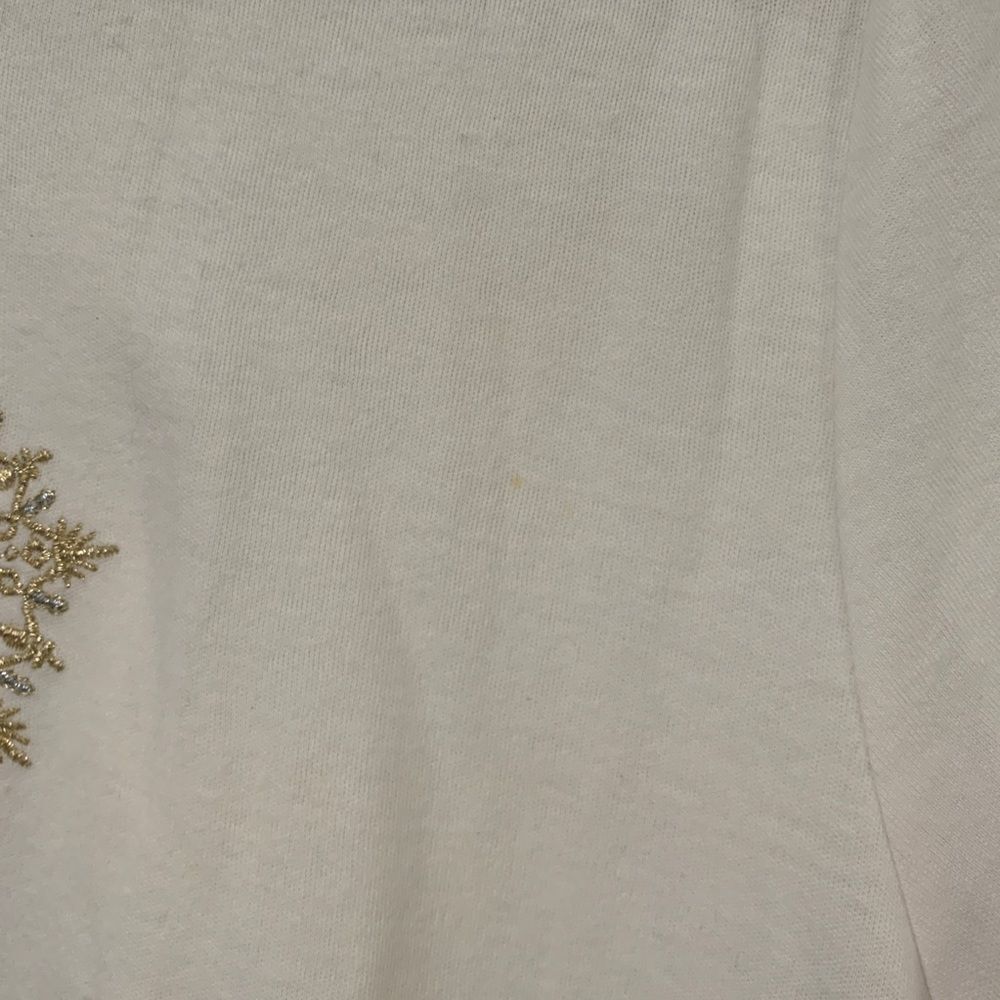 Croft&Barrow Snowflake Tee   - Picture 6 of 6